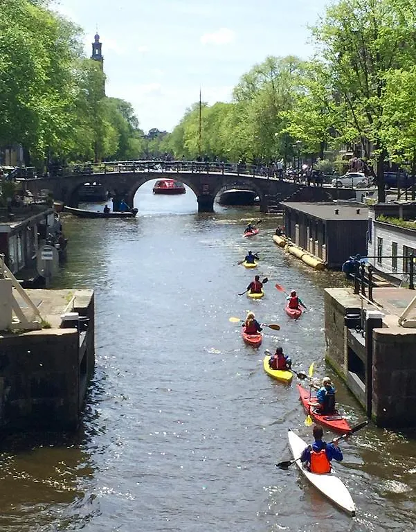Houseboat Westerdok Amsterdam Niederlande